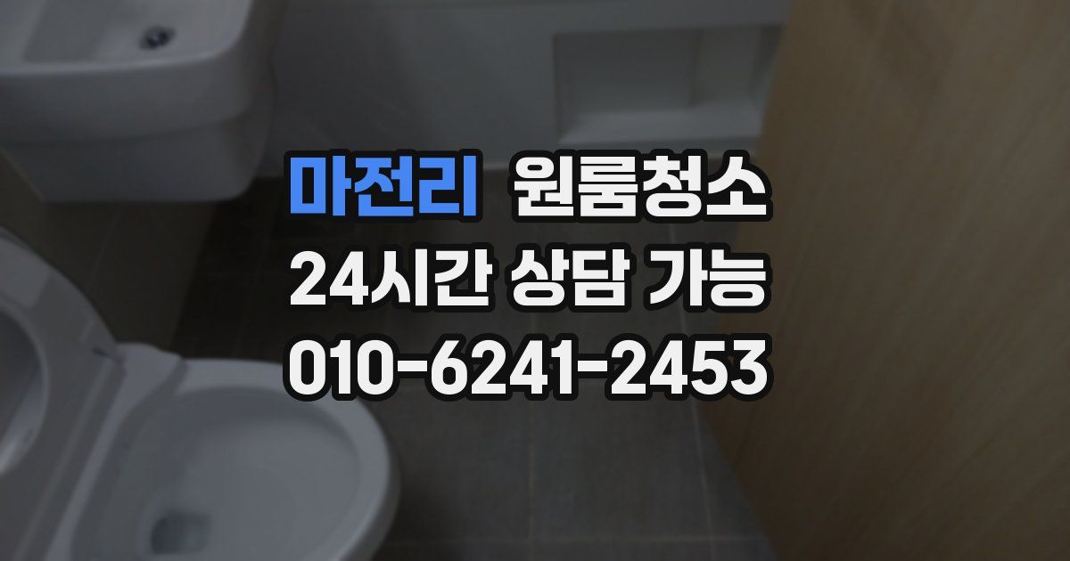 마전리 입주청소