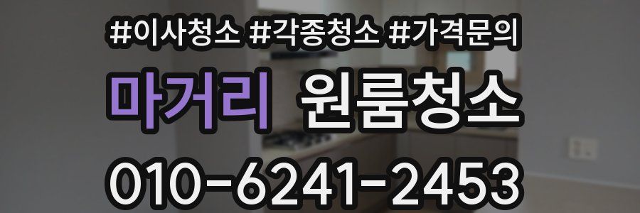 마거리 이사청소