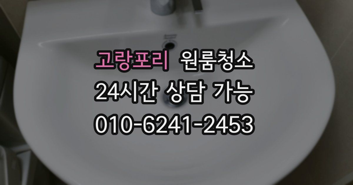 고랑포리 입주청소