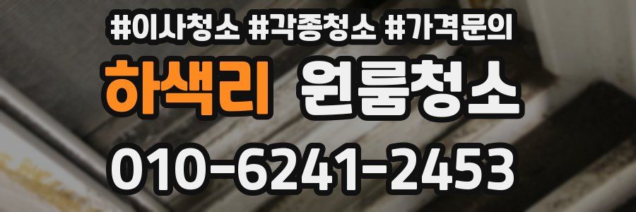 하색리 이사청소