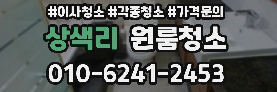 상색리 이사청소