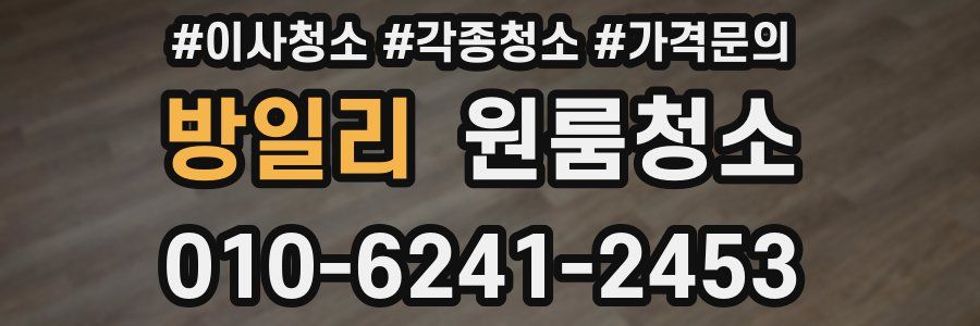 방일리 이사청소