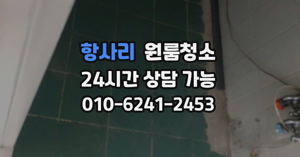 항사리 입주청소