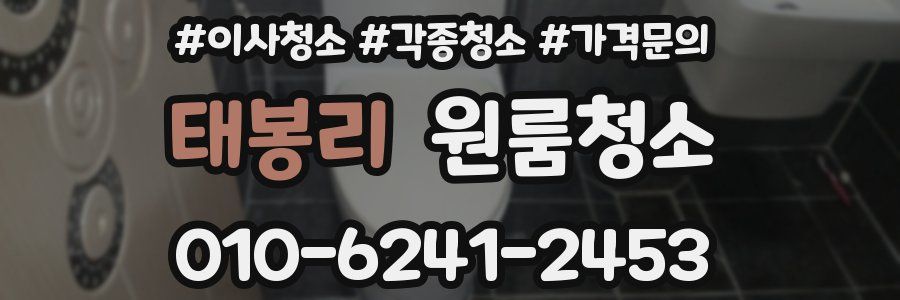 태봉리 이사청소