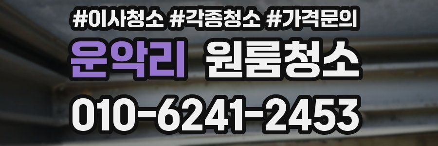 운악리 이사청소