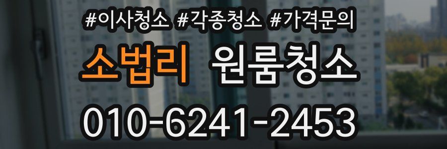 소법리 이사청소
