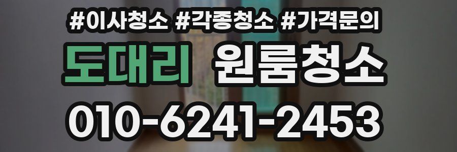 도대리 이사청소