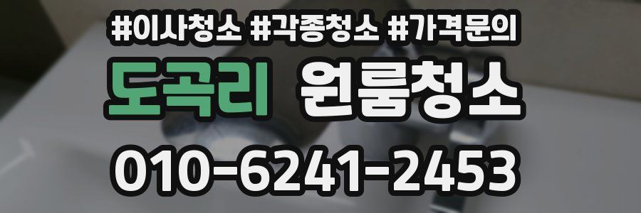 도곡리 이사청소