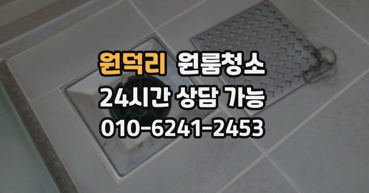 원덕리 입주청소