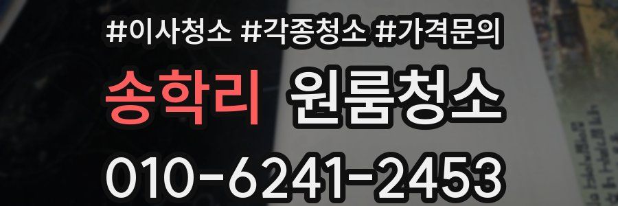 송학리 이사청소