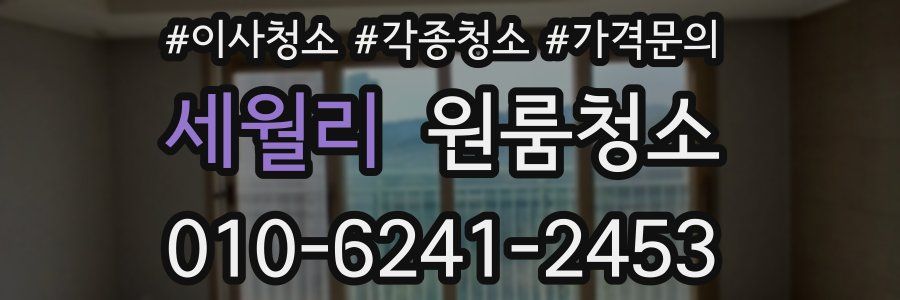 세월리 이사청소