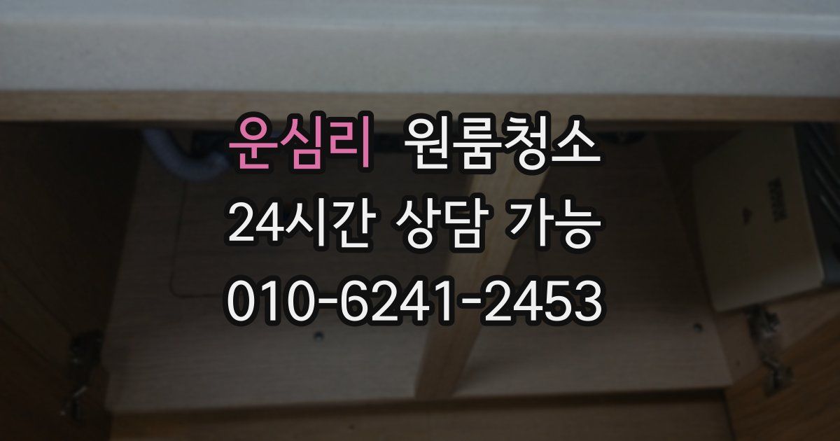 운심리 입주청소