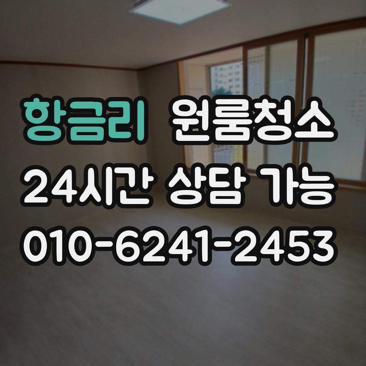 항금리 원룸청소