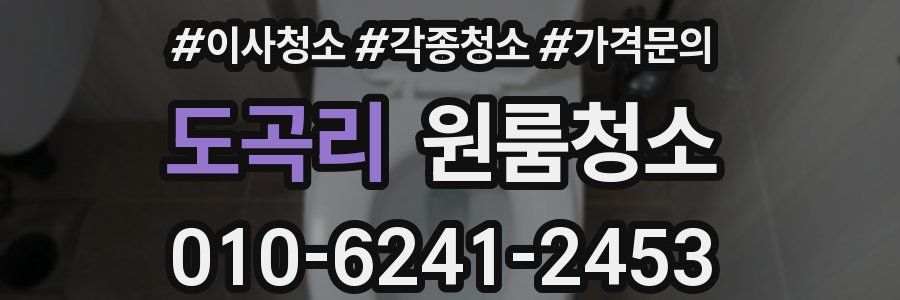 도곡리 이사청소