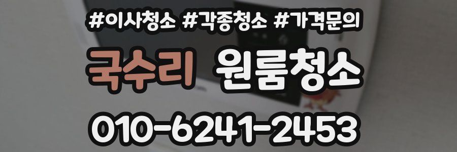 국수리 이사청소