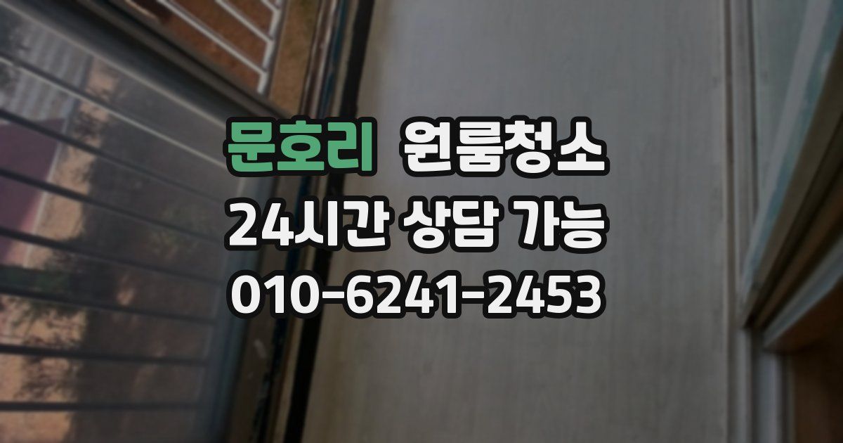 문호리 입주청소