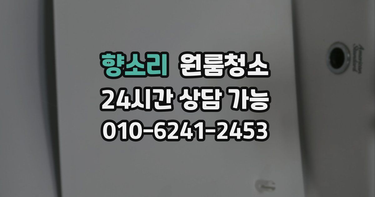 향소리 입주청소