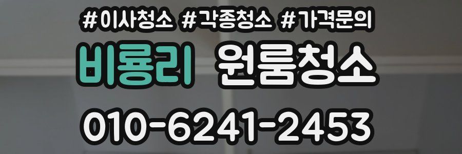 비룡리 이사청소