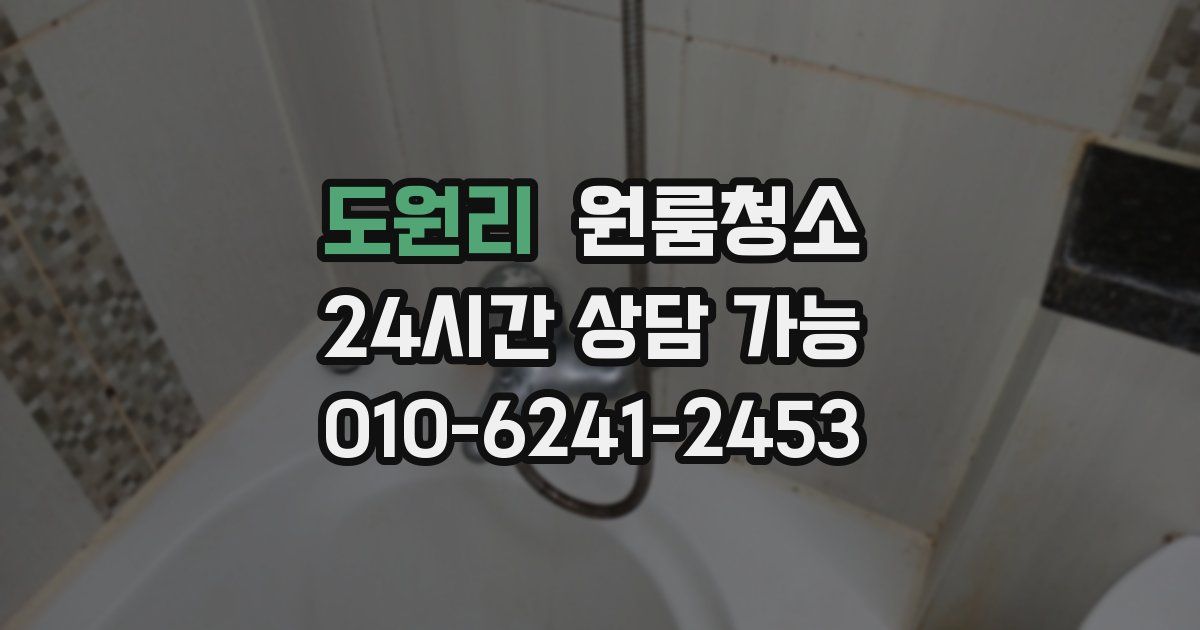 도원리 입주청소