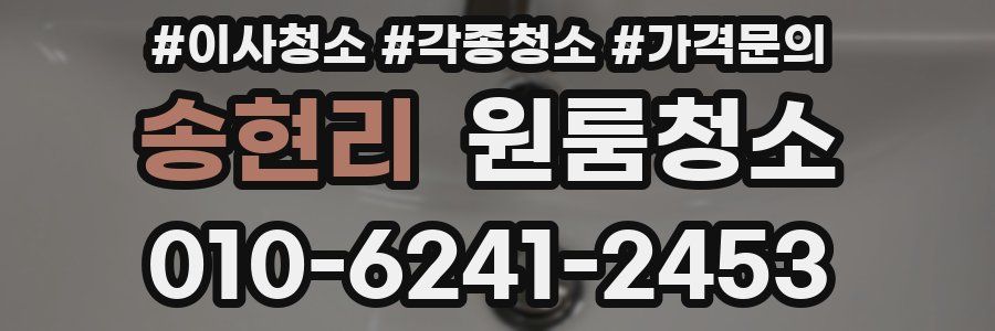 송현리 이사청소