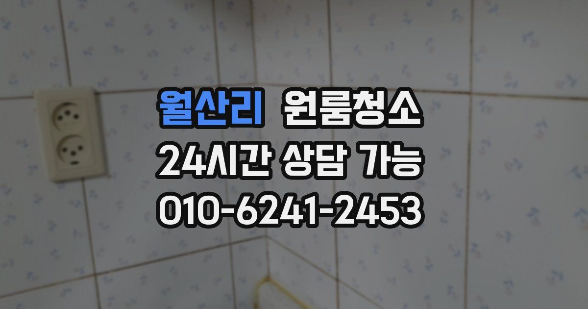 월산리 입주청소