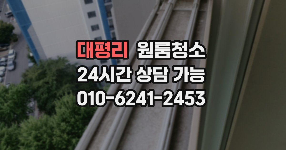 대평리 입주청소