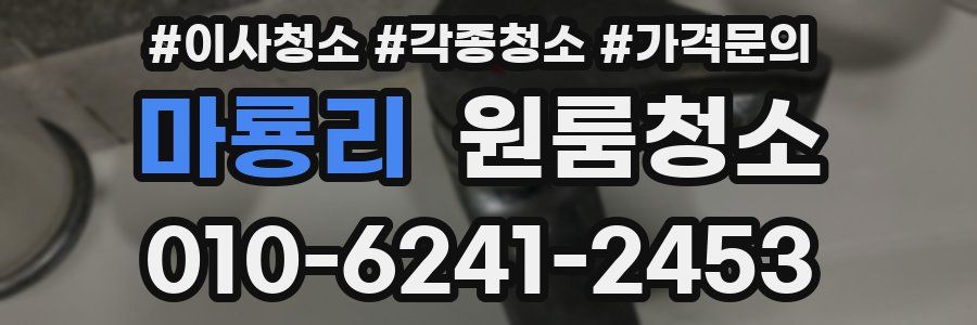 마룡리 이사청소