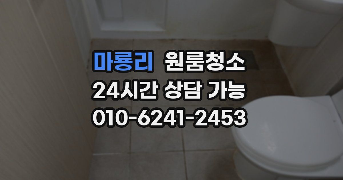 마룡리 입주청소