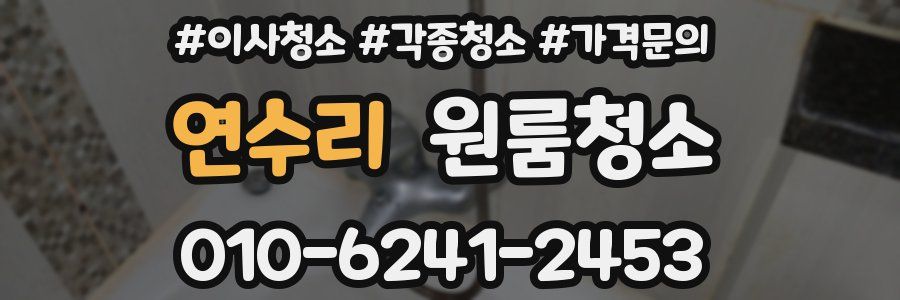 연수리 이사청소