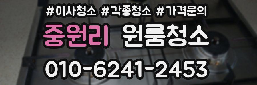 중원리 이사청소