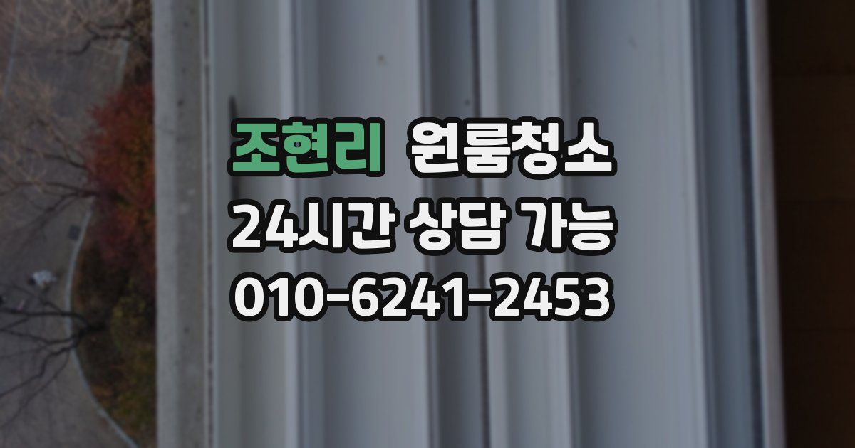 조현리 입주청소