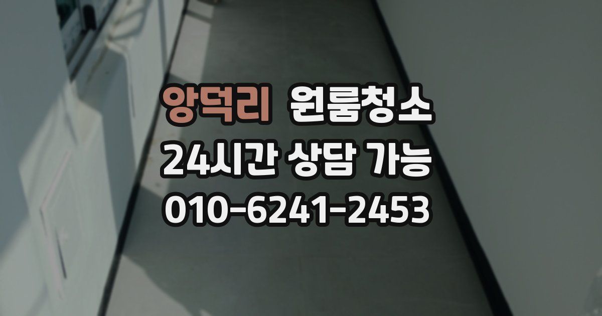 앙덕리 입주청소