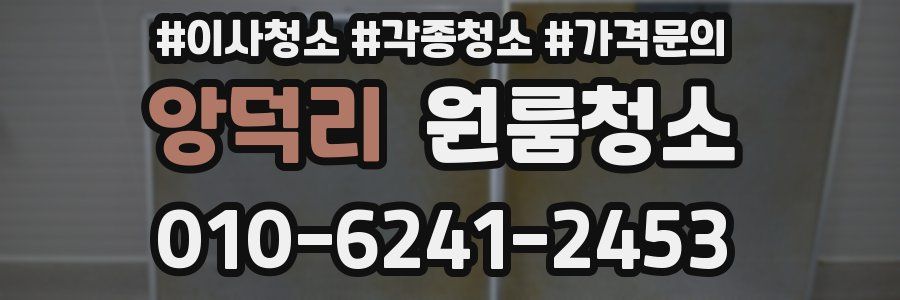 앙덕리 이사청소