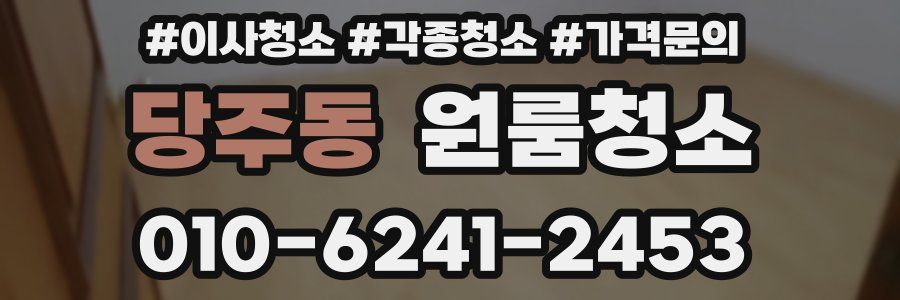 당주동 이사청소