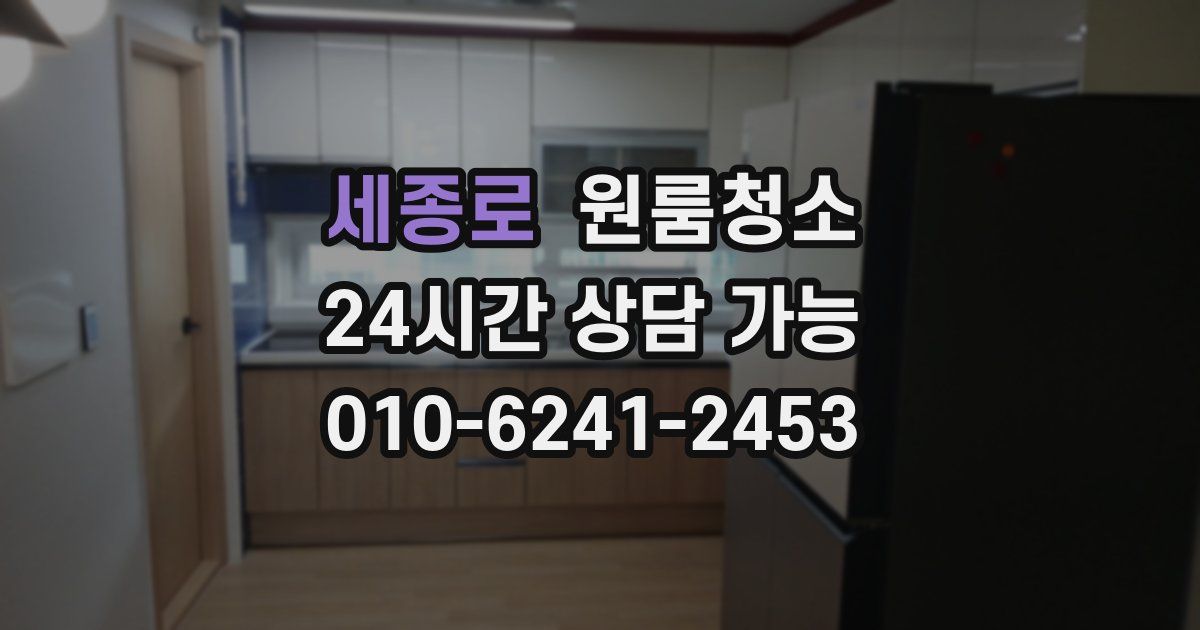 세종로 입주청소