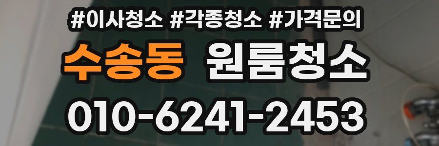 수송동 이사청소