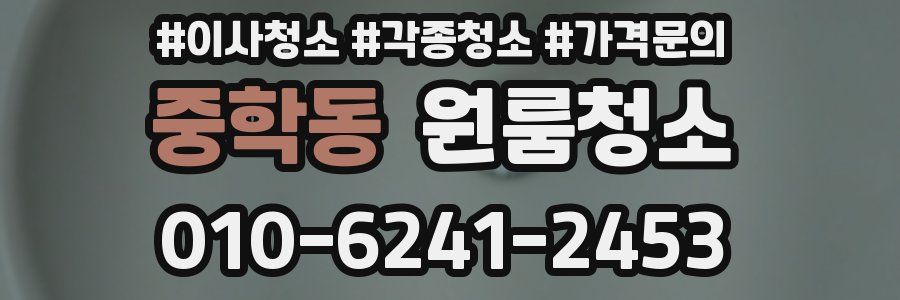 중학동 이사청소