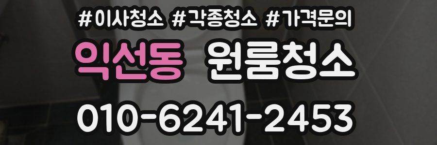 익선동 이사청소