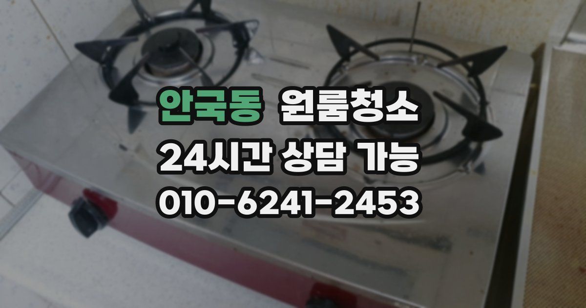 안국동 입주청소