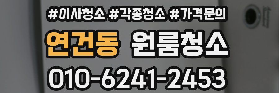연건동 이사청소