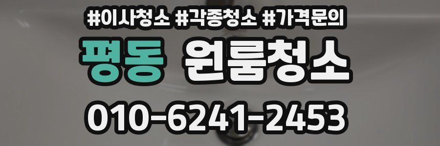 평동 이사청소
