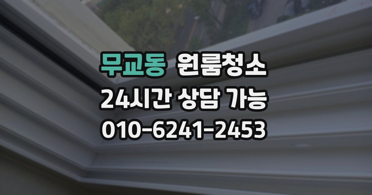 무교동 입주청소