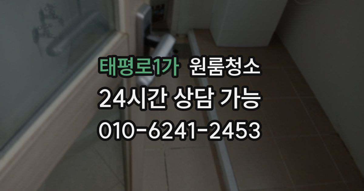 태평로1가 입주청소