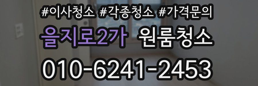 을지로2가 이사청소