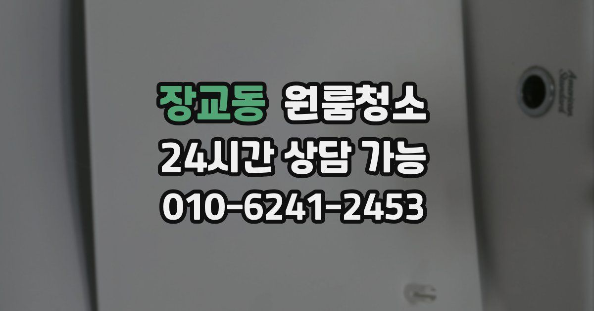 장교동 입주청소