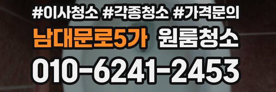 남대문로5가 이사청소