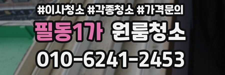 필동1가 이사청소