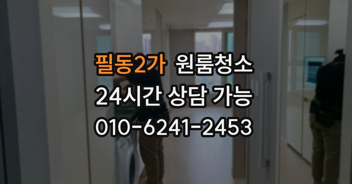 필동2가 입주청소