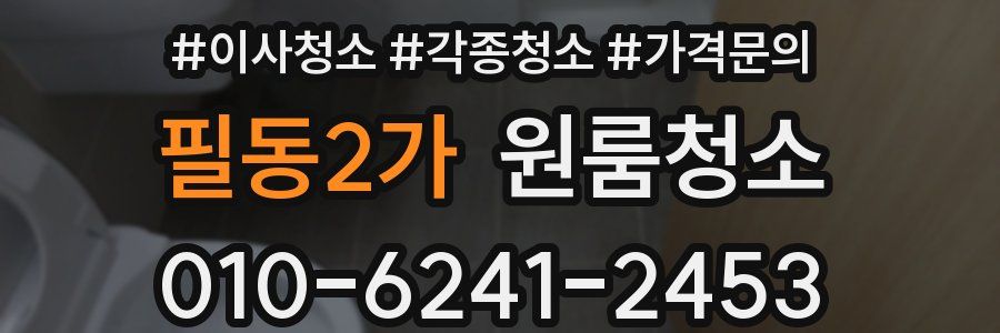 필동2가 이사청소