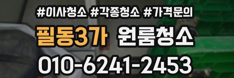 필동3가 이사청소